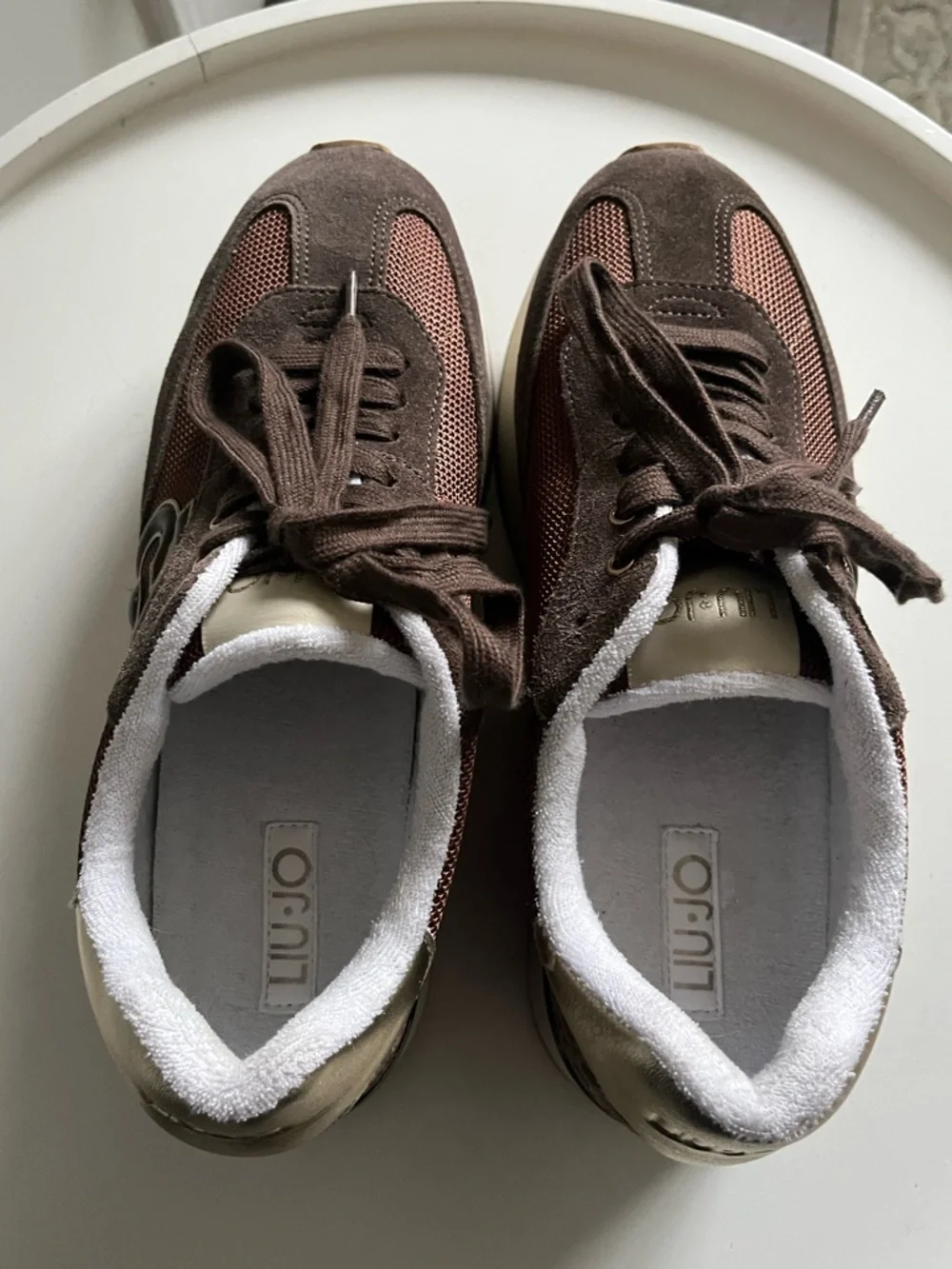 Liu Jo Italian Brand Dreamy 02 Women’s Leather Textile Sneakers EU 41/US 10.5-11